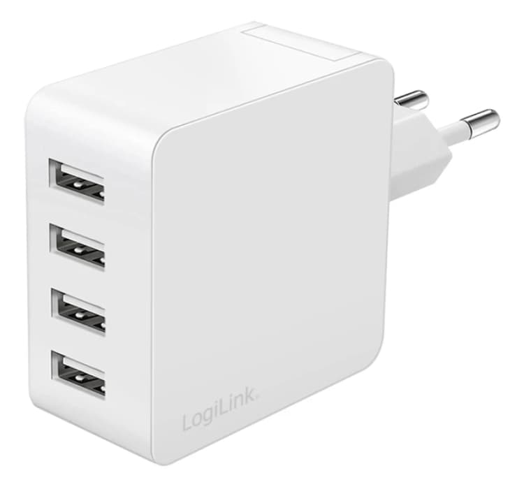 Image of LogiLink PA0336W mobile device charger Universal White AC Fast chargin