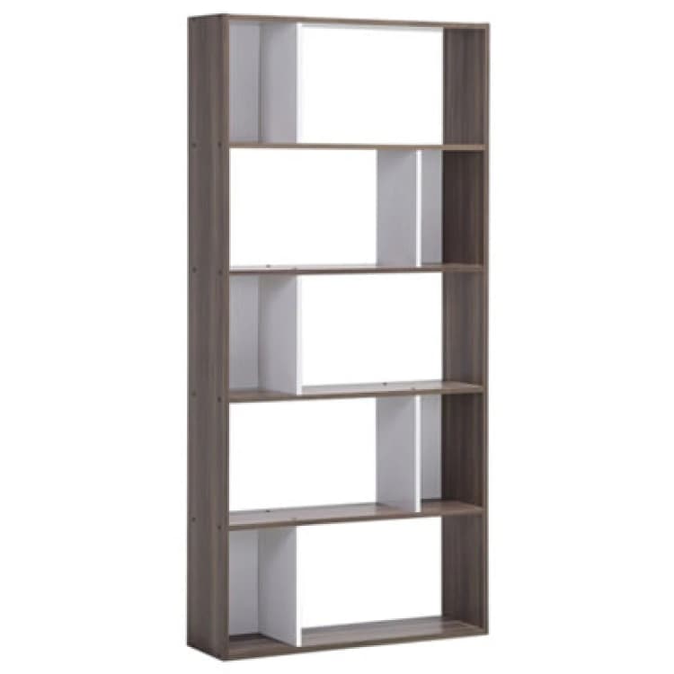 Image of Beliani 5 Tier Bookcase Orilla 174cm Dark Brown