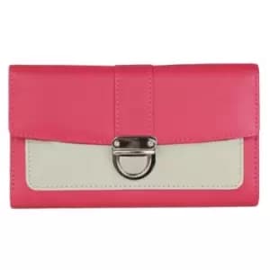 Image of Eastern Counties Leather Womens/Ladies Dana Purse With Push Clasp (One Size) (Pink)