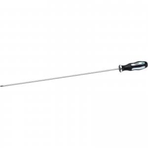 Image of Draper Extra Long Soft Grip Screwdriver PZ2 450mm