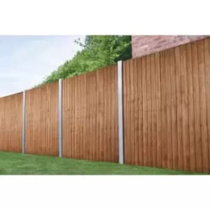 Image of Forest Garden Closeboard Fence Panel 6' x 5'6" (3 Pack) Timber