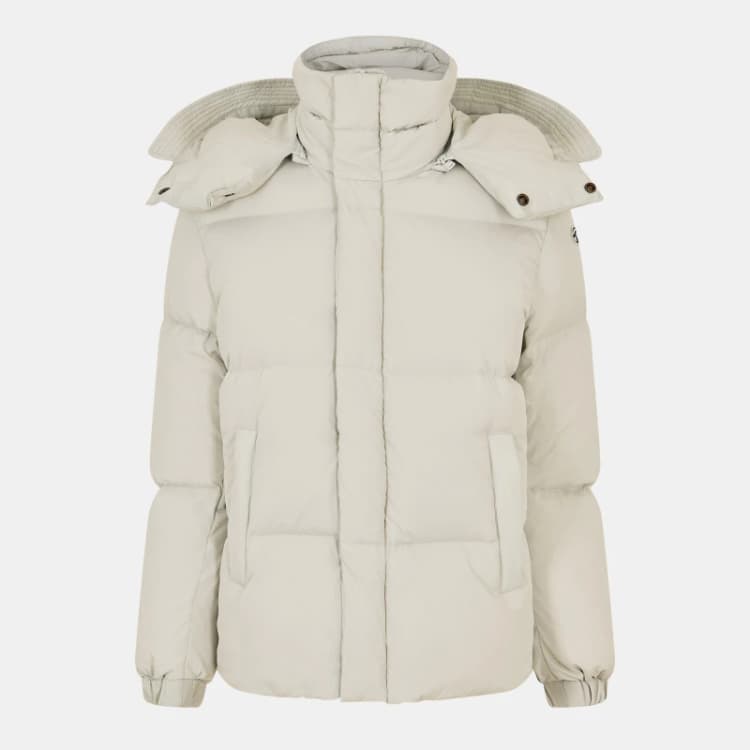 Image of Diesel Womens Toggle Hooded Tailored Fit Duffle Coat Dawn Blue female 4 (36)