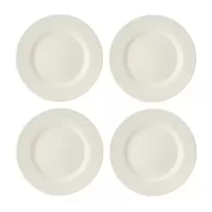 Image of Cranborne Stoneware Side Plates, Set of 4, 21cm, Cream