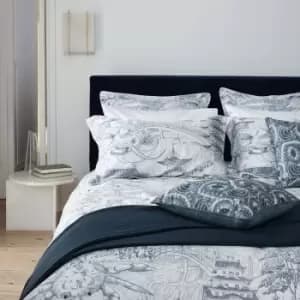 Image of Zoffany Eastern Palace Kingsize Duvet Cover, Indigo