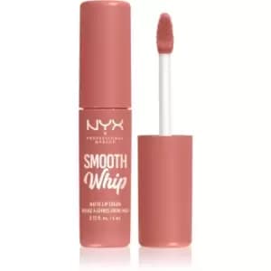 Image of NYX Professional Makeup Smooth Whip Matte Lip Cream Velvet Lipstick with Smoothing Effect Shade 22 Cheeks 4 ml