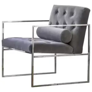 Image of Gallery Direct Sergio Mirage Velvet Occasional Chair
