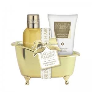 Image of Baylis Harding Sweet Mandarin Grapefruit Bath Tub Set
