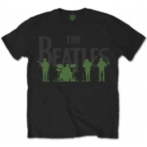 Image of The Beatles Saville Row Line Up (Green Silhouettes): Large