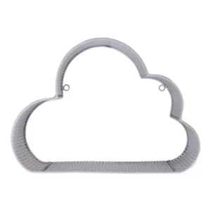 Image of White Metal Cloud Shelf Large