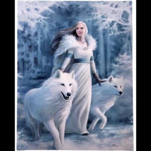 Image of Small Winter Guardian Canvas Picture by Anne Stokes