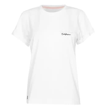 Image of SoulCal Embroidered T Shirt Ladies - White