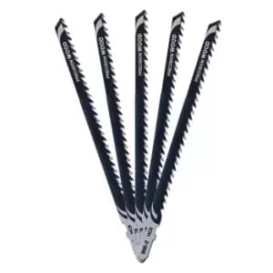 Image of DEWALT T344DP HCS Wood Cutting Jigsaw Blades Pack of 5
