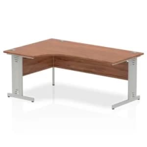 Image of Impulse Cable Managed 1800 Left Hand Crescent Desk Walnut