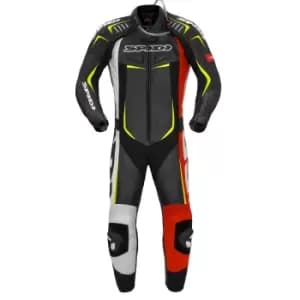 Image of Spidi Track Wind Pro Red Yellow Fluorescent 50
