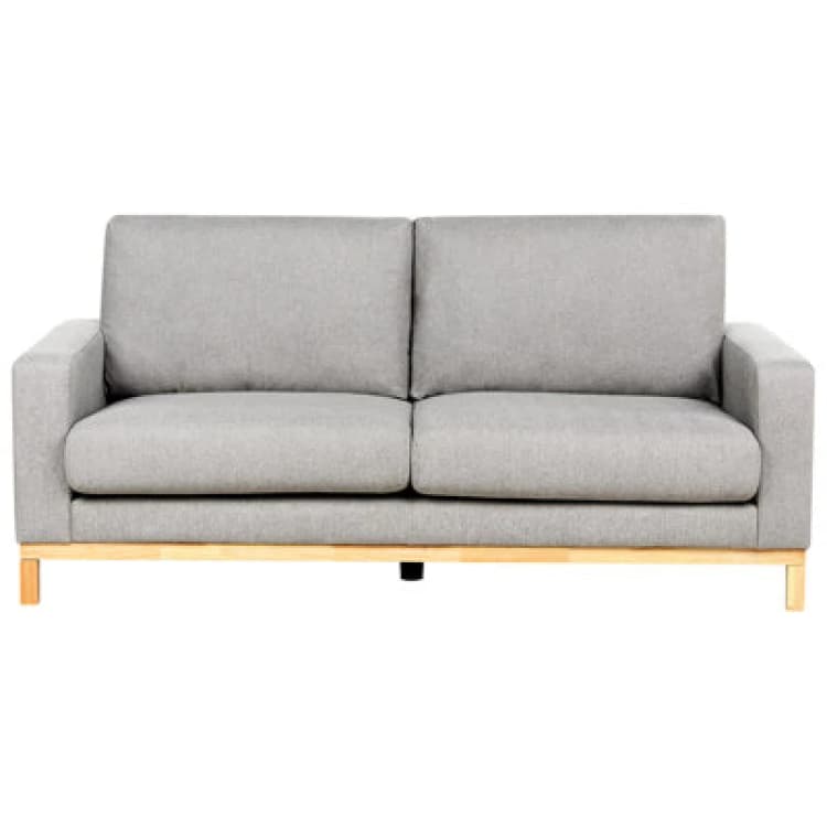 Image of Beliani Sofa 2 Seater Siggard Fabric Grey