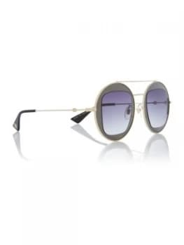 Image of Gucci Gold GG0105S GC001053 square sunglasses Gold