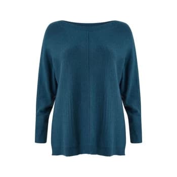 Image of Yumi Teal Knitted Jumper - Teal
