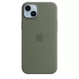 Image of Apple iPhone 14 Plus Silicone Case with MagSafe - Olive