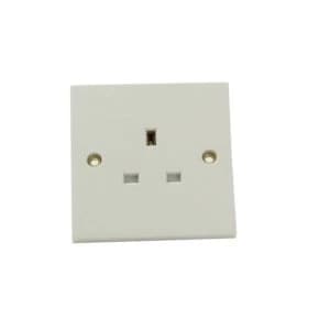 Image of SMJ Unswitched Socket 1-Gang 13A Clam Pack