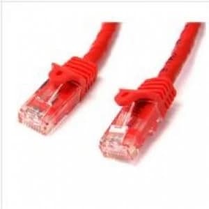 Image of Cat6 Patch Cable With Snagless Rj45 Connectors 1m Red