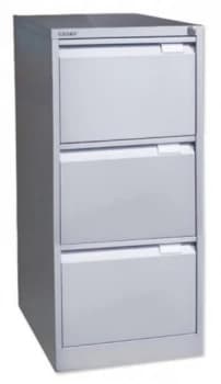 Image of Bisley 3D Filing Cab Lock Grey Flush