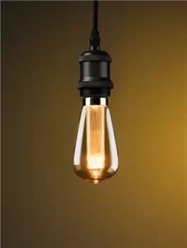 Image of KnightsBridge LUNA 230V 3W ES LED ST64 Retro Lamp 1800K