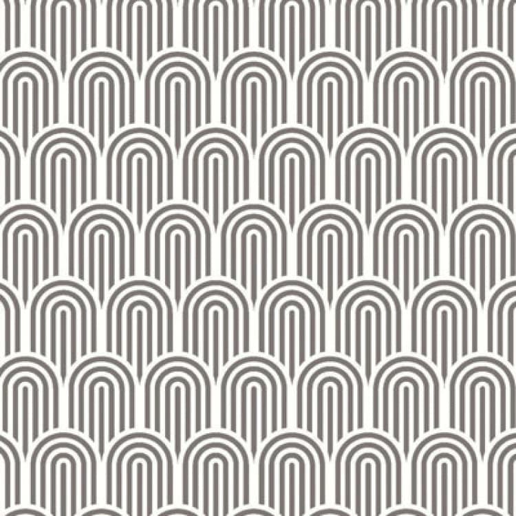 Image of Hoopla Walls Retro Arch Black 10M Wallpaper Matt Smooth