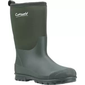 Image of Cotswold Hilly Neoprene Childrens Wellington Boot Unisex Green UK Size 3