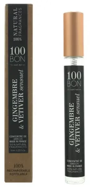 Image of 100 Bon Gingembre and Vetiver Sensuel Eau de Parfum Unisex 10ml