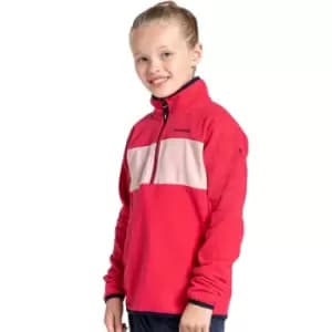 Image of Craghoppers Girls Linden Half Zip Relaxed Fit Fleece Jacket 9-10 Years- Chest 27.25-28.75', (69-73cm)