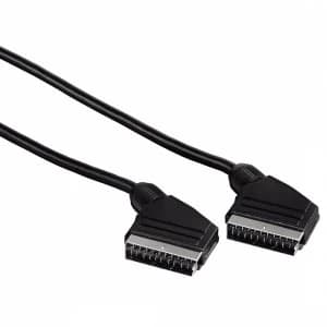 Image of Hama Scart Connecting Cable plug (1m Black)