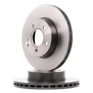 Image of PAIR PAINTED BREMBO BRAKE DISCS 09.A736.11