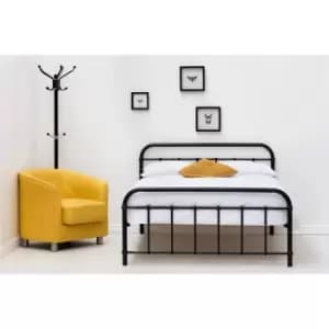 Image of Crazy Price Beds Henley Black Victorian Metal King Bed