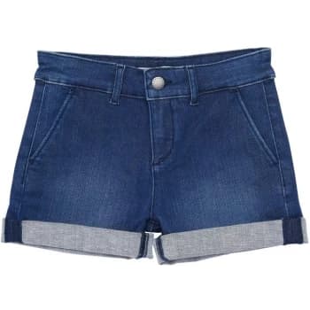 Image of Barbour Girls Essential Denim Shorts - Blue