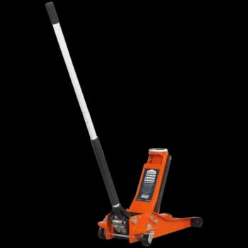 Image of Sealey 2 Tonne Low Entry Rocket Lift Trolley Jack Orange