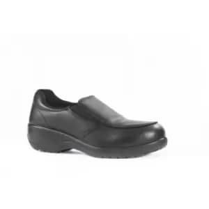 Image of Rock Fall VX530 Topaz Womens Fit Black Slip on Safety Shoe Size 8