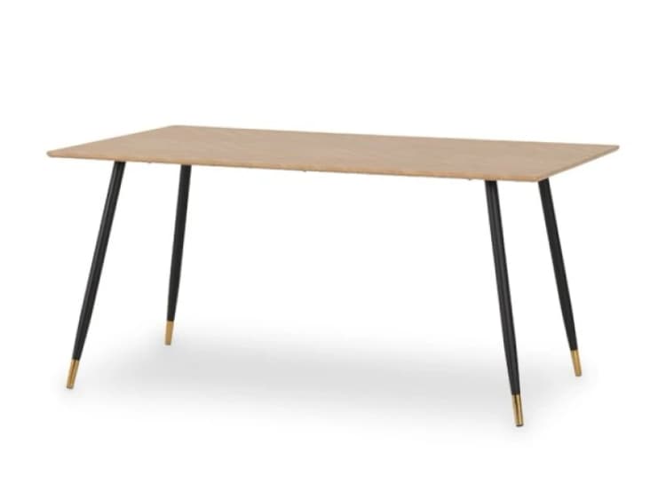 Image of Seconique Hamilton 180cm Oak Effect Dining Table
