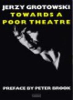 Image of Towards a Poor Theatre by Jerzy Grotowski Paperback
