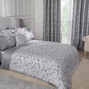 Image of Emma Barclay Duchess Duvet Single Bed Silver, 100% Polyester