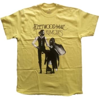 Image of Fleetwood Mac - Rumours Unisex Large T-Shirt - Yellow