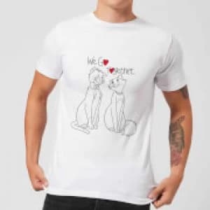 Image of Disney Aristocats We Go Together Mens T-Shirt - White