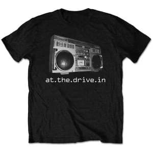 Image of At The Drive-In - Boombox Unisex Large T-Shirt - Black