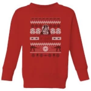 Image of Star Wars I Find Your Lack Of Cheer Disturbing Kids Christmas Sweatshirt - Red - 9-10 Years