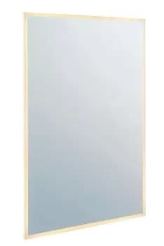 Image of Wall Light IP44 Mirrored Glass & Silver Paint 24W LED Bulb Included
