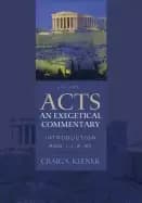 Image of acts an exegetical commentary introduction and 1 1 2 47