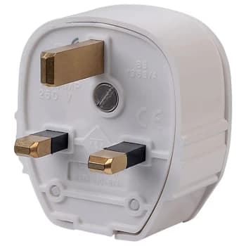 Image of MK 655WHI Toughplug - White - 13A Fuse