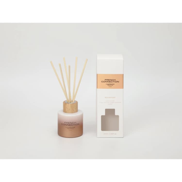 Image of French Connection French Connection Champagne Truffle Reed Diffuser 100ml Ombre Design Multi 100ml Unisex 5056791600764