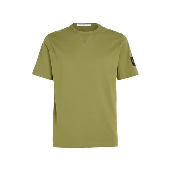 Image of Calvin Klein Jeans Badge T-Shirt - Green XL