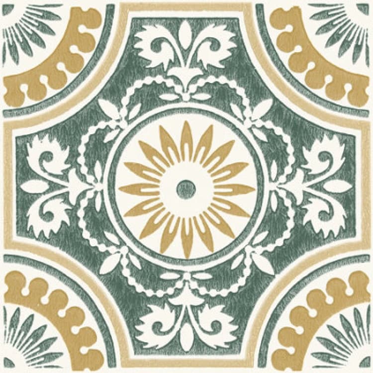Image of Floor Pops Floorpops Yellow Ezra Peel & Stick Floor Tiles Mustard WNXZZ Unisex