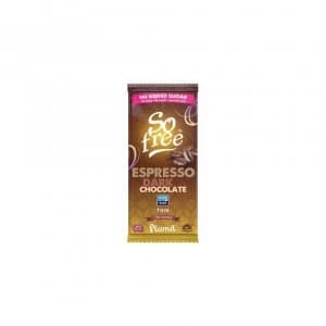 Image of Plamil So Free No Added Sugar Dark Espresso Chocolate 80g x 12